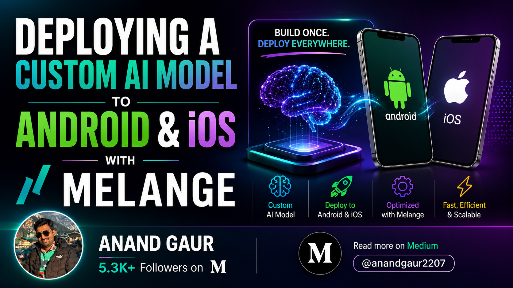 Deploying Custom AI Models Across Android, iOS & Cross-Platform Apps with Melange