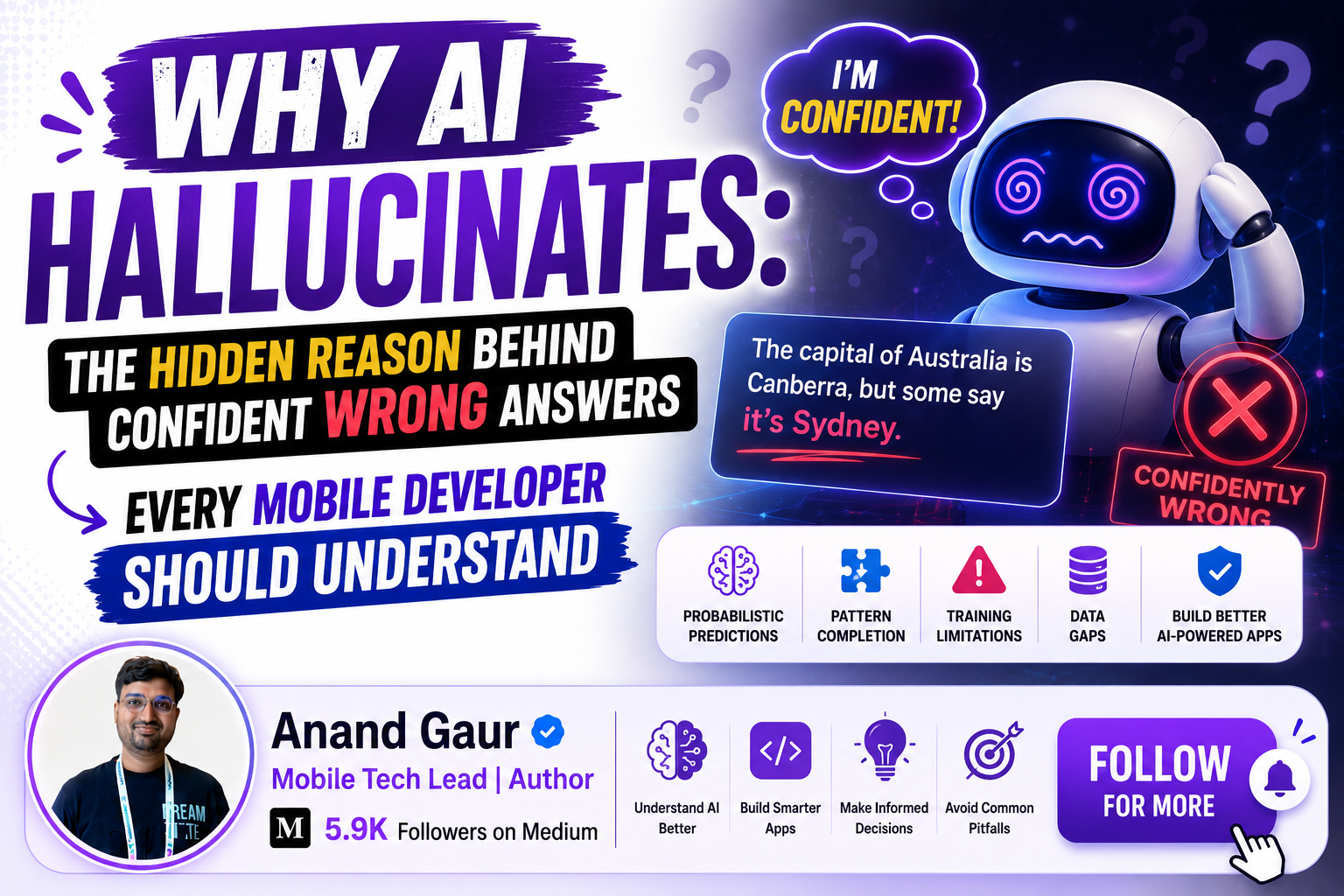 Why AI Hallucinates: The Hidden Reason Behind Confident Wrong Answers Every Mobile Developer Should Understand