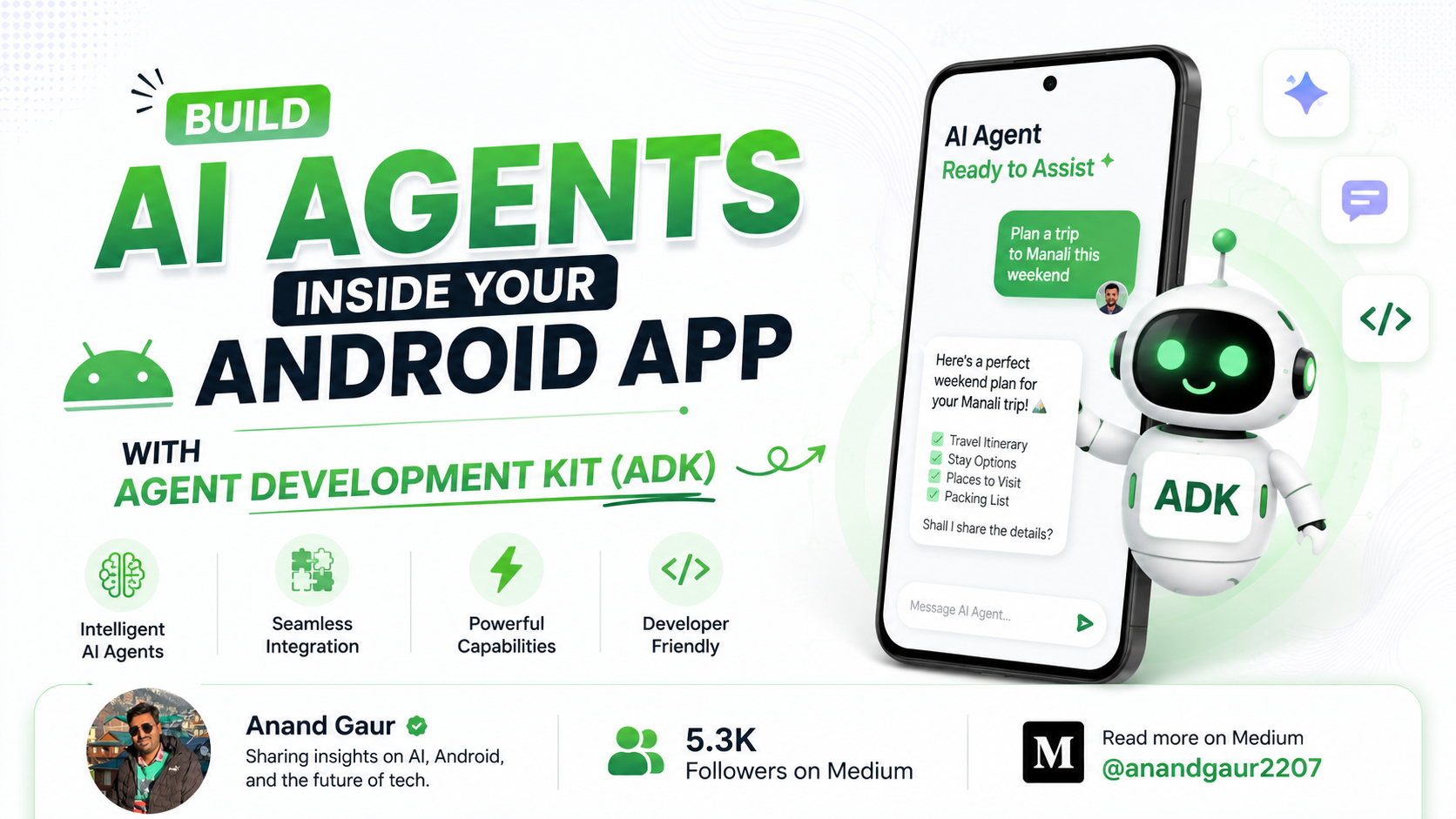 Build AI Agents Inside Your Android App with Agent Development Kit (ADK)